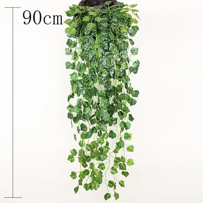 Handmade Wicker Rattan Wall Hanging Flower Planter – Garden Vine Basket Plant Holder