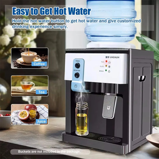 5 Gallon Top Loading Water Cooler Dispenser – Countertop Hot & Cold Drinking Machine