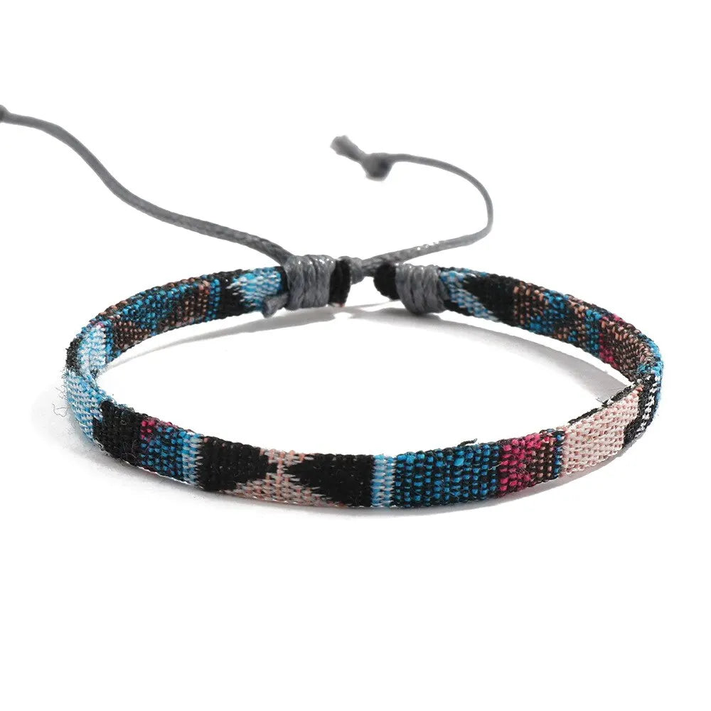Handmade Boho Surfer Beach Bracelet Set: 12 Braided Summer Bracelets for Men & Women - Festival Jewelry