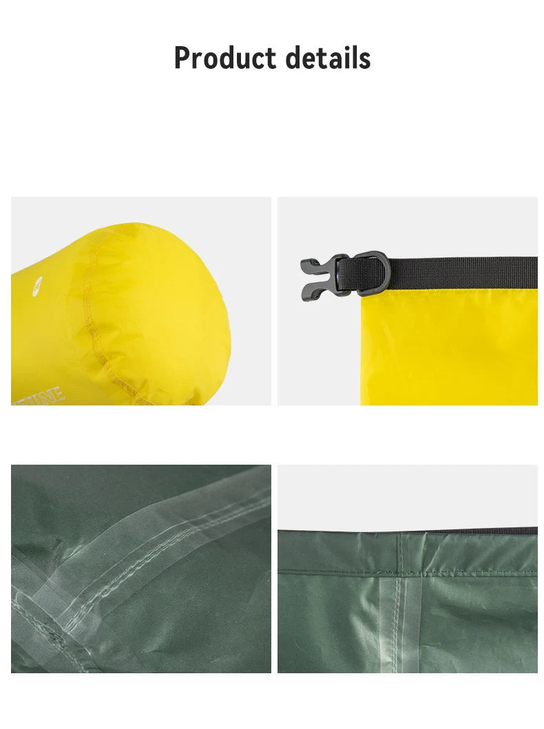 Waterproof Dry Bag Sack - Ultralight Storage for Swimming, Rafting, Kayaking & Sports (3L-75L)