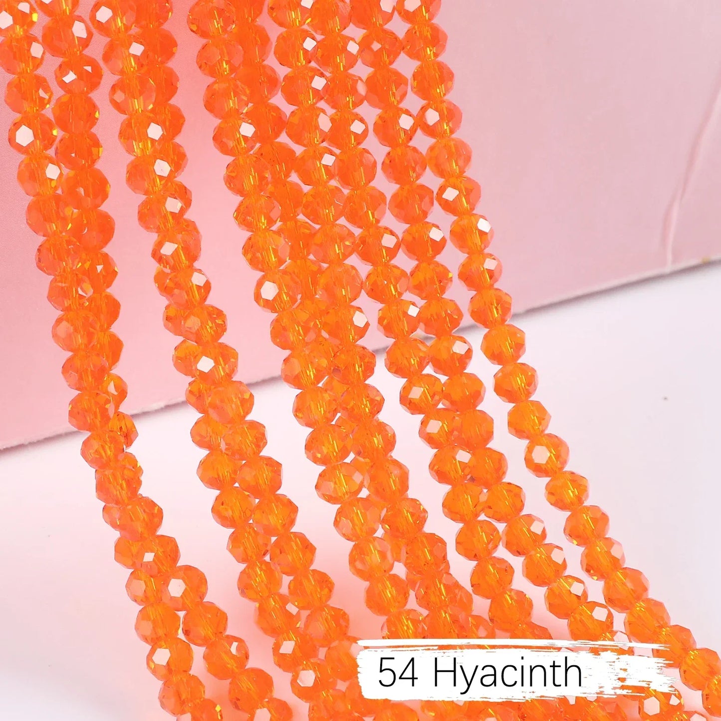 Austria Crystal Rondelle Beads - 2mm/4mm/6mm/8mm Faceted Glass Spacer Beads for DIY Jewelry & Bracelet Making