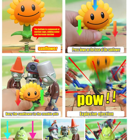 Plants vs Zombies PVZ Pea Shooter Boss Action Figure – Dave Allstar Toy Doll for Kids Gift