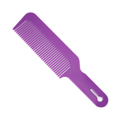 Portable Hairdressing Comb – Wide Tooth Flat Top Clipper Comb for Oil Head Styling & Heat-Resistant Use