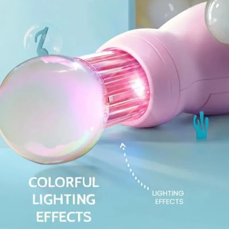 Smoke Bubble Machine & Fog Wand – Portable Magic Bubble Blower for Parties with Water Bottles