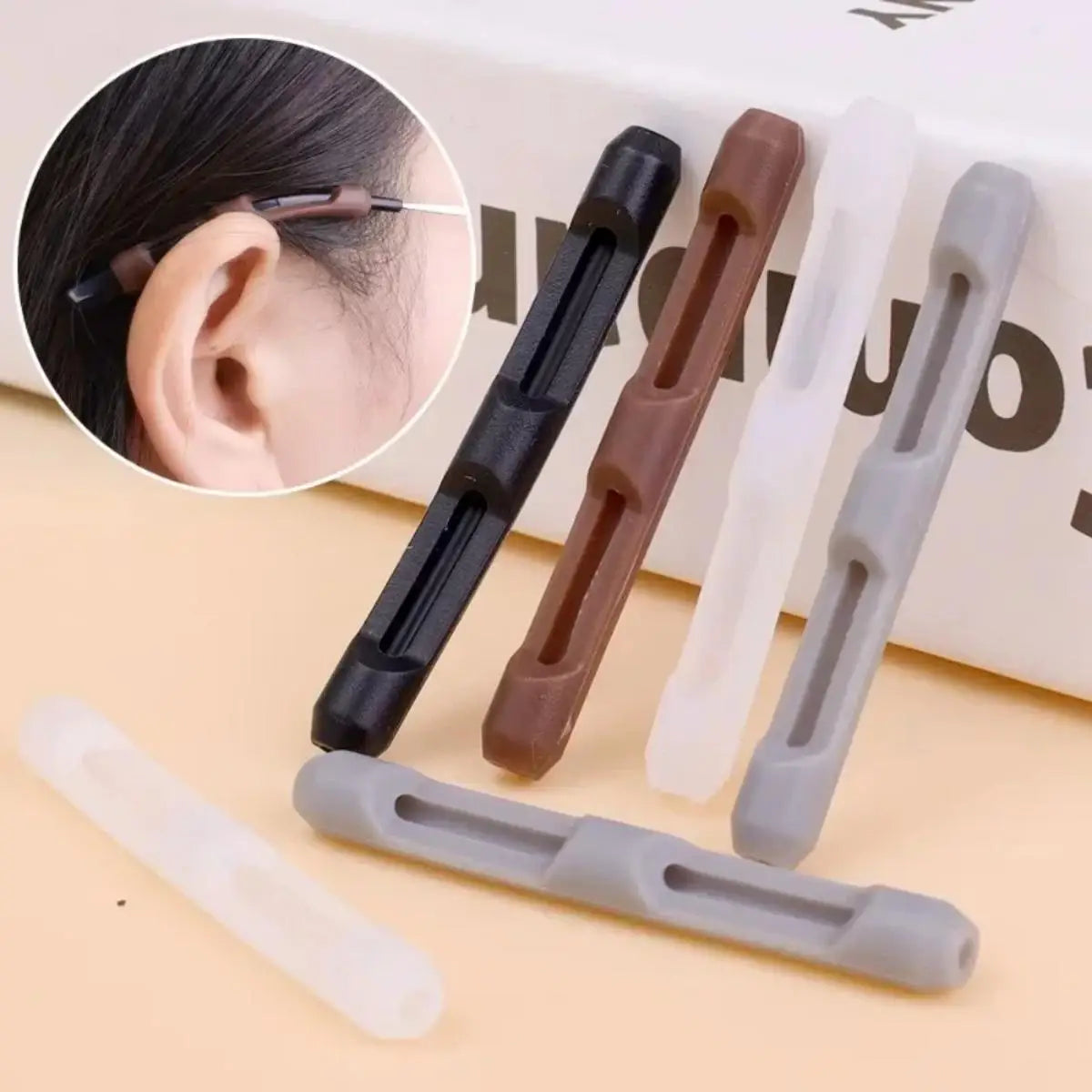 10/20pcs Anti-Slip Silicone Glasses Sleeves — Eyewear Ear Hook Protectors & Anti-Drop Accessories