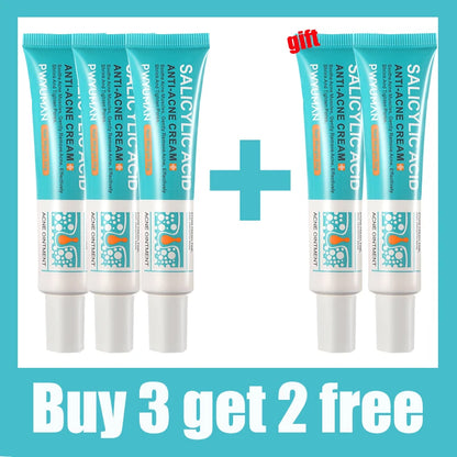 Salicylic Acid Acne Removal Cream – Anti-Acne, Redness Repair, Deep Cleaning & Oil Control Skincare