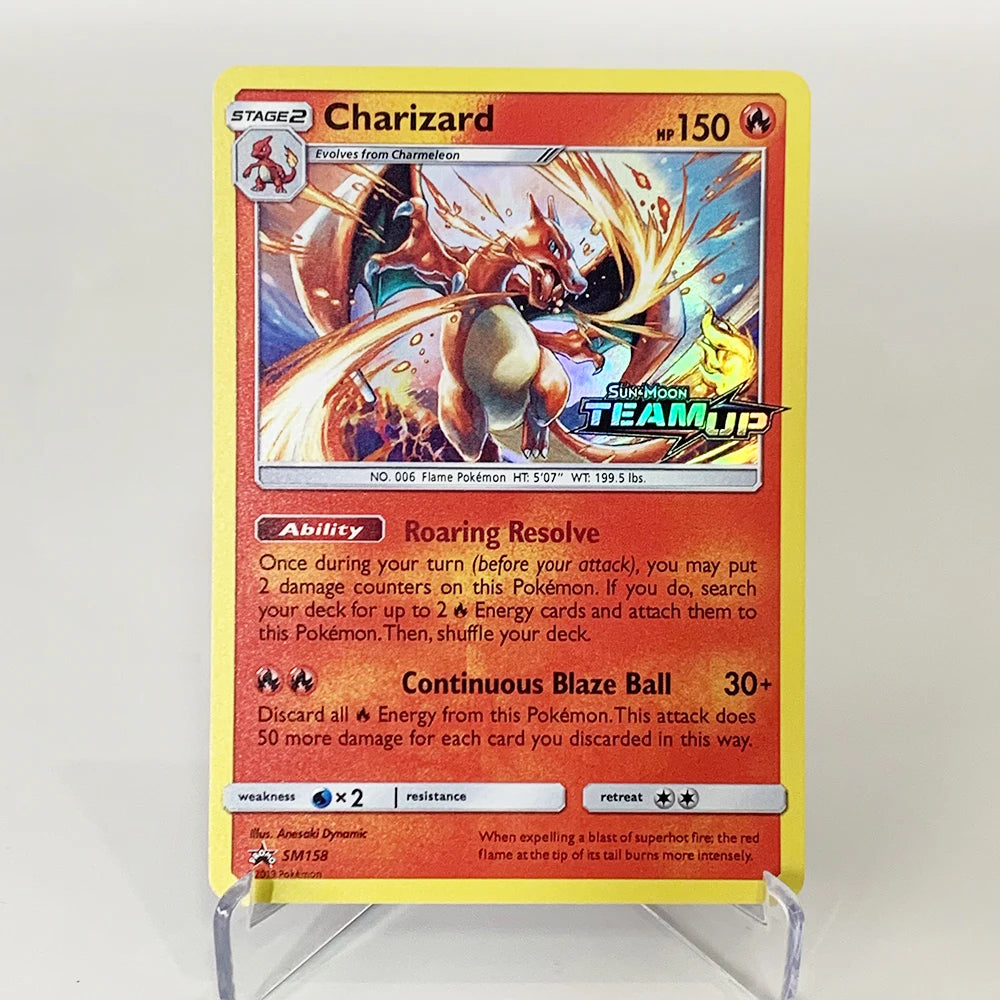 PTCG Charizard V VMAX EX GX Cards - Rare Collectible Battle and Proxy Trading Cards