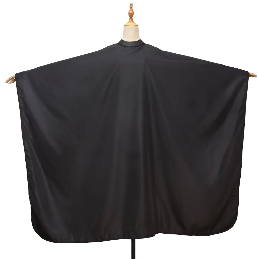 Professional Barber Hair Cutting Cape – Waterproof Transparent Silicone Collar, Anti-Static Salon Cape Eagle Shawl Style