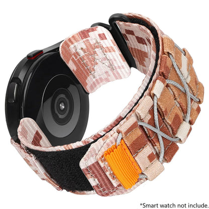 20mm 22mm Nylon Sport Watch Band — Thick Colorful Replacement Strap for Men & Women Watches