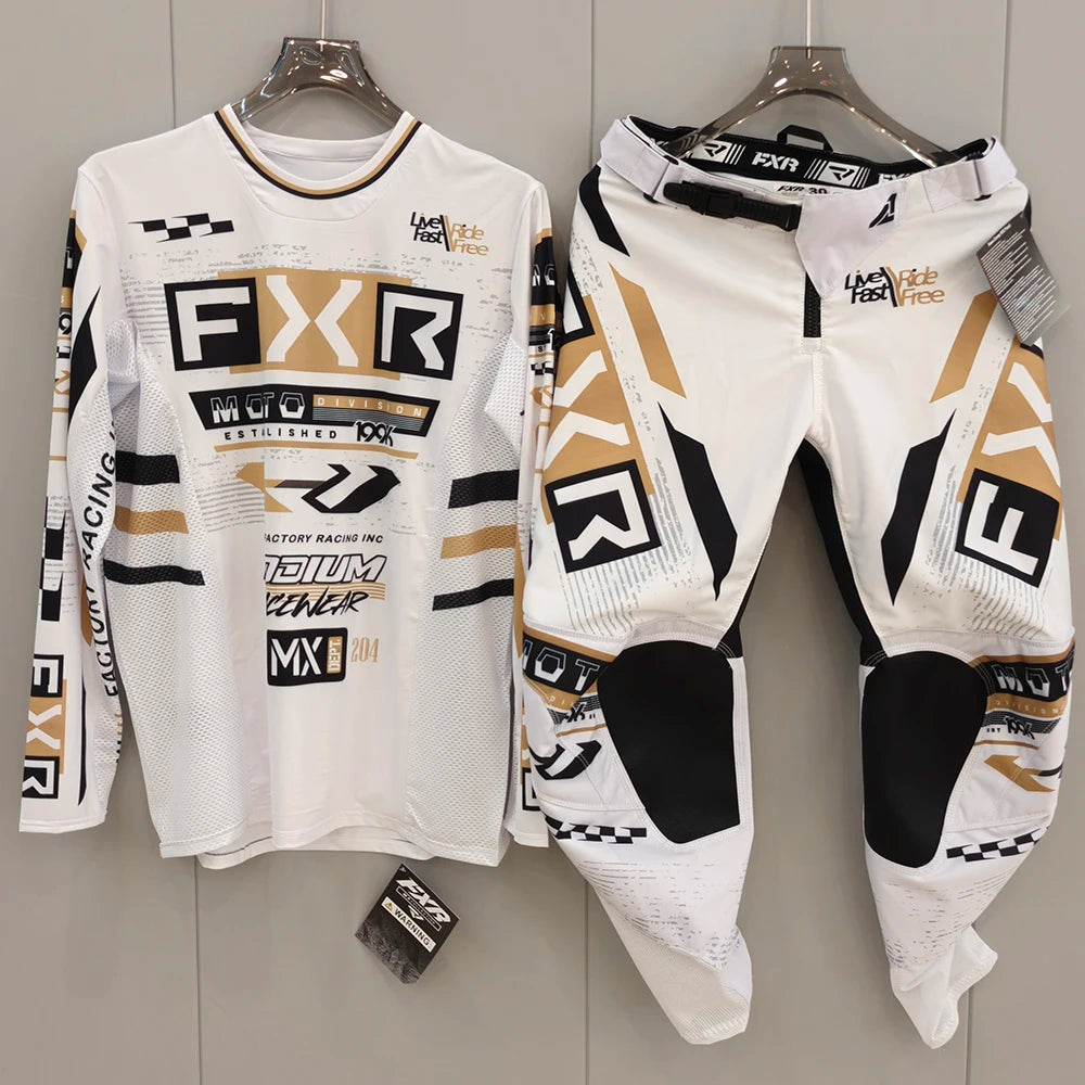 2025 FXR Off-Road Motorcycle Gear Set – MX Jersey & Pants Combo for Dirt Bike Racing & Motocross