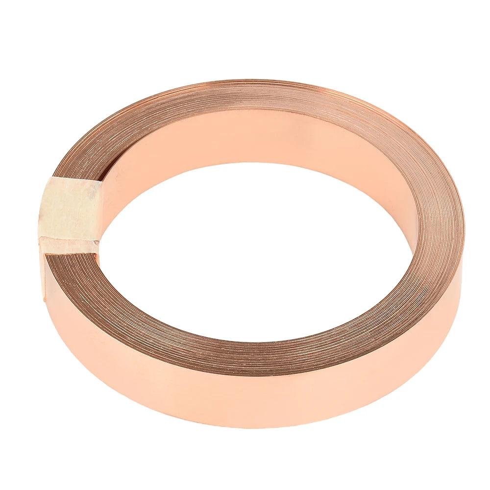 5M T2 Pure Copper & Nickel Strip — 0.15mm/0.2mm Nickel-Plated Copper Belt for 18650, 26650, 21700 Lithium Battery Pack Spot Welding