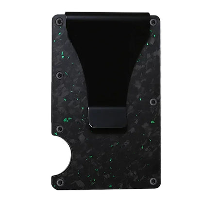 Carbon Fiber Minimalist Slim Wallet for Men – RFID-Blocking Credit Card Holder & Cashback Cardholder Case
