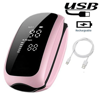 Rechargeable Digital Infrared Thermometer - Non-Contact Body Temperature Monitor for Adults and Infants with LCD Display