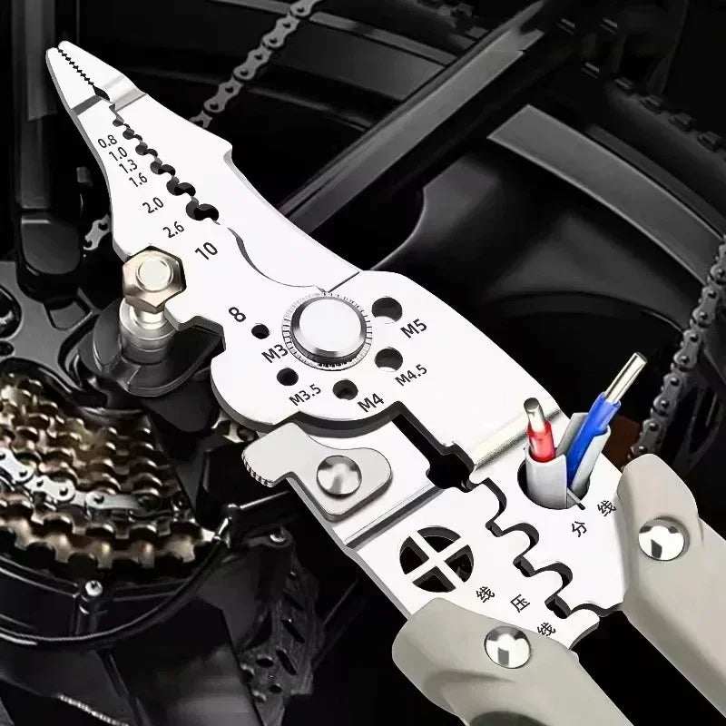 Multi-Functional Electrician Pliers - Wire Splitting & Stripping Tool for Electrical Work