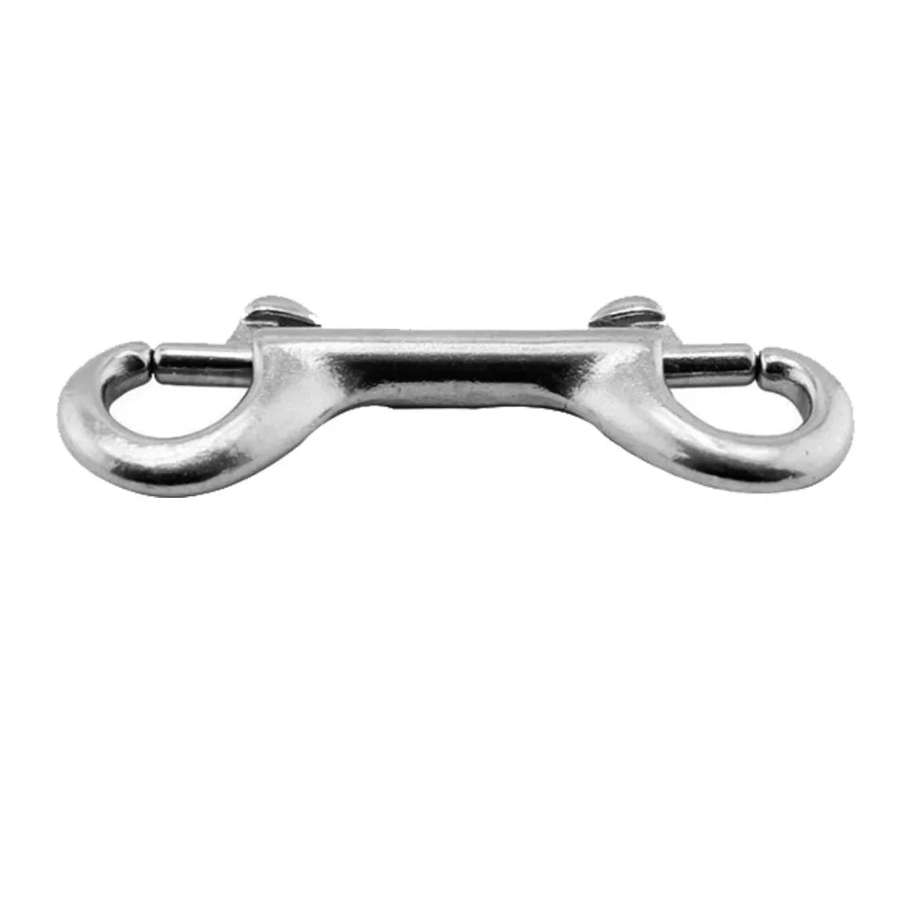 316 Stainless Steel Scuba Diving Eye Snap Hook – Double End Quick Release Bolt Buckle Clip for Marine, Boat & Key Ring