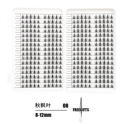 Individual Lash Extensions Kit – DIY Cluster Eyelash Book, False Lashes for Home Makeup