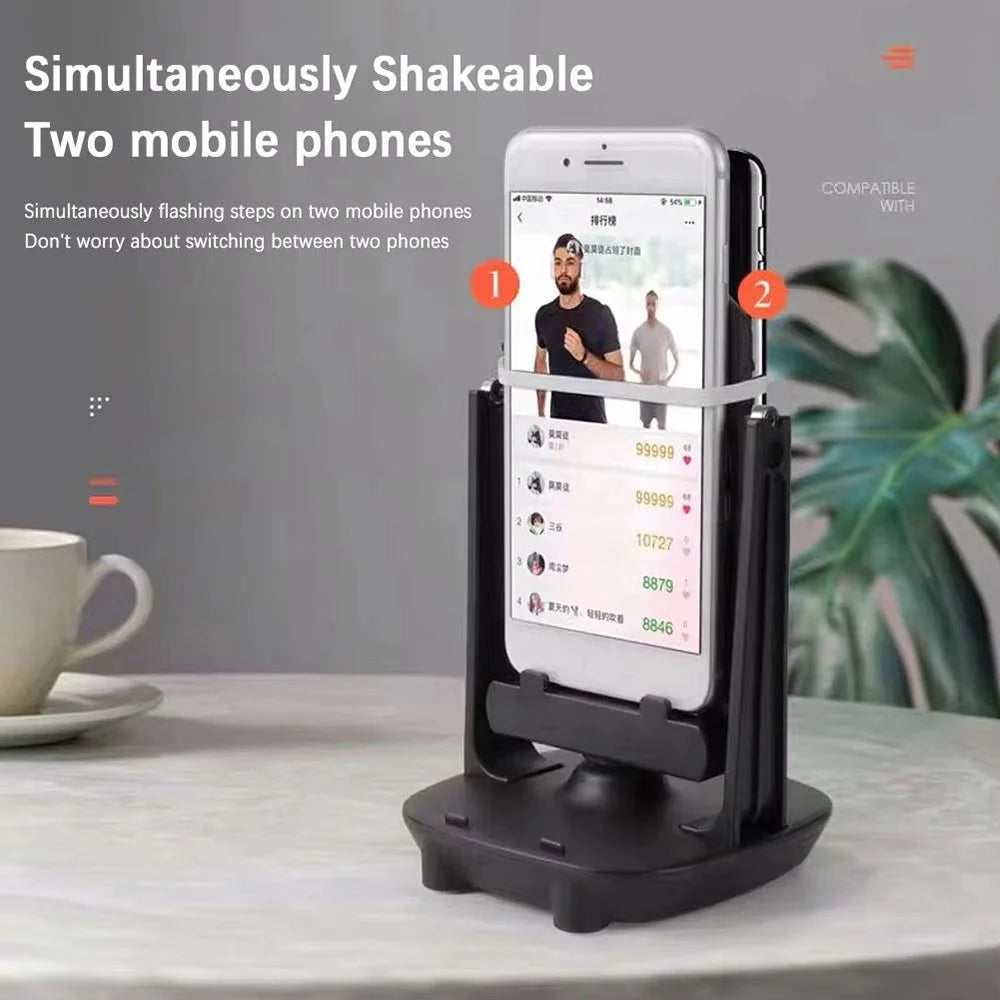 Automatic Phone Step Shaker - Silent Mobile Walking Swing Device for Pedometer & Step Counter Tracking