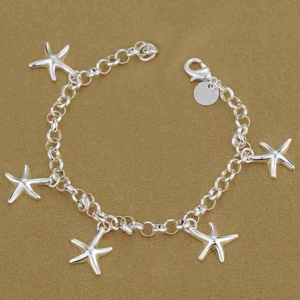 925 Sterling Silver Bead Bracelet – High-Quality Romantic Chain for Women, Fashion Jewelry Gift for Engagement, Party & Wedding