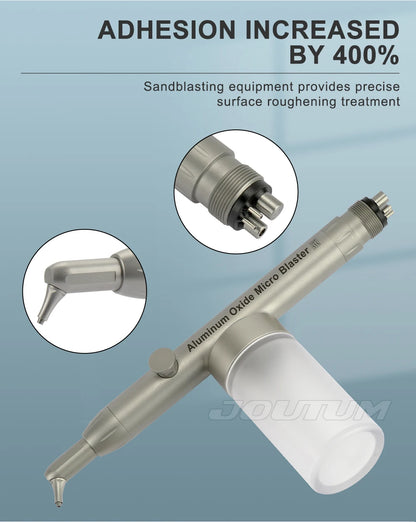 ATMDENT Dental Aluminum Oxide Micro Blaster – Air Abrasion Polisher Sandblasting Gun for Dentistry