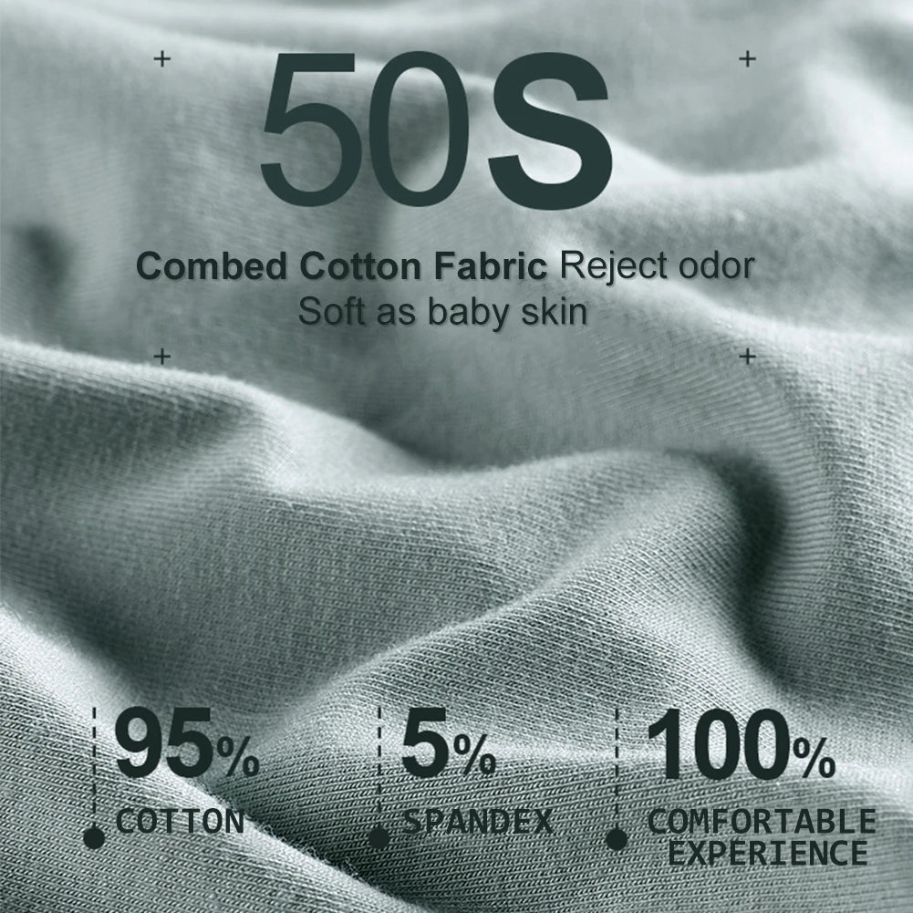5-Pack Women’s High Waist Cotton Underwear – Tummy Control & Butt Lift, Breathable Antibacterial Comfort, No Ride-Up