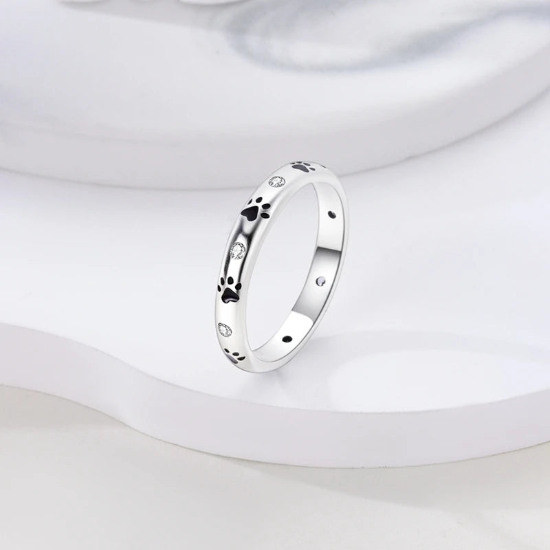 925 Sterling Silver Ring – Infinite Love Star & Moon Design for Women, Wedding Jewelry Gift