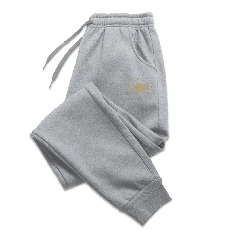 Autumn Winter Men's Joggers – Drawstring Casual Fleece Sweatpants, Workout, Running, Gym Fitness Sports Trousers
