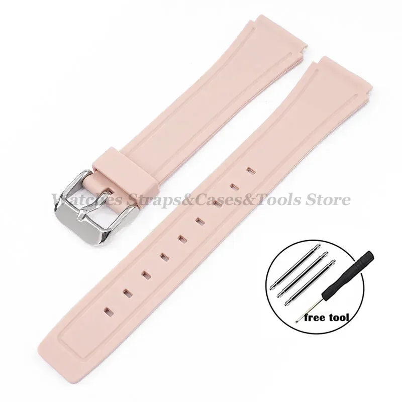 18mm Silicone Watch Strap for Casio F84 F91W - Replacement Band for F105 F108 FA158 F168 AE1200 AE1300 Watches