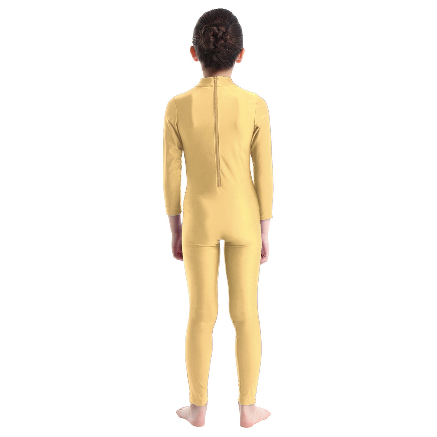 Kids Girls Full Body Gymnastics Bodysuit, Ballet Dance Jersey Leotard, Jumpsuit Sports Unitard, Children Dancewear and Sportswear