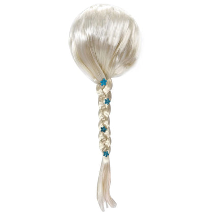 Princess Cosplay Wig for Girls - Synthetic Hair Halloween Birthday Party Costume Accessory