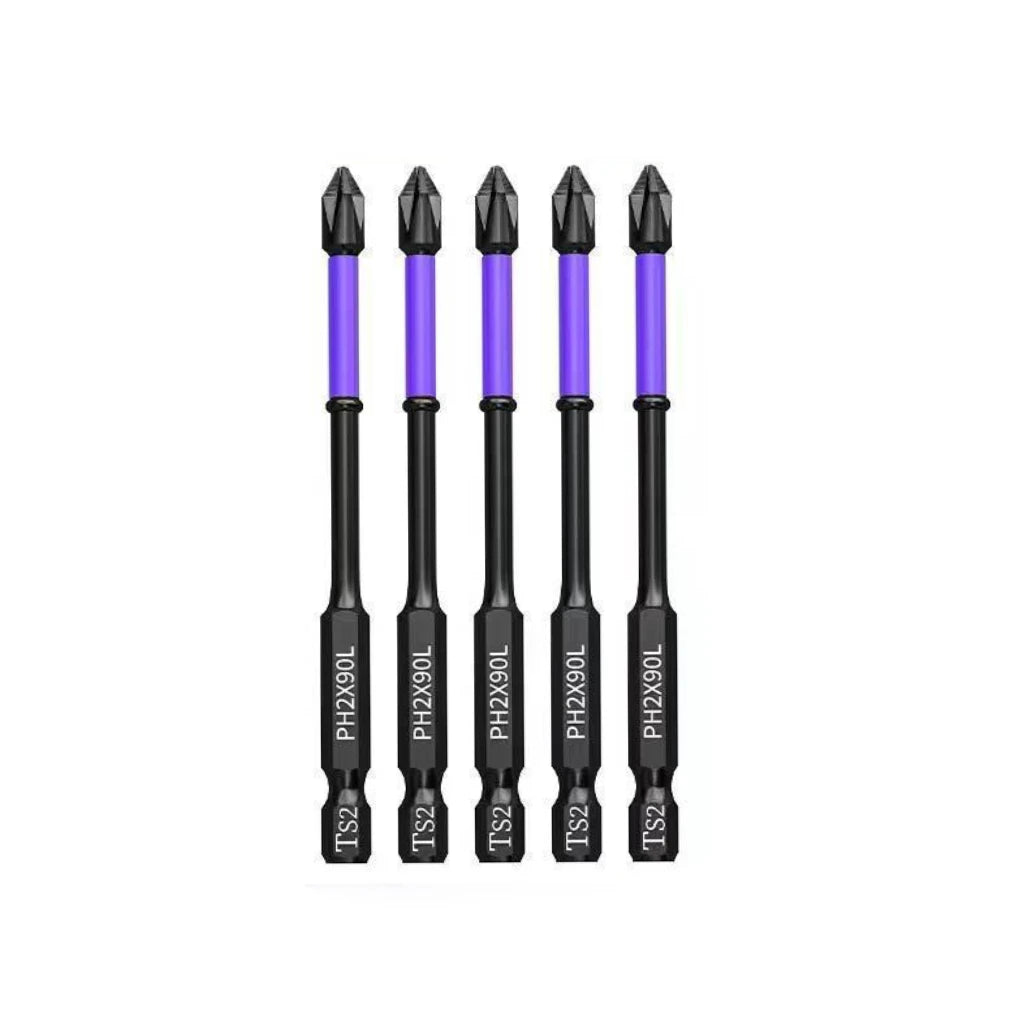 5–60PCS PH2 Magnetic Impact Driver Bit Set – Alloy Steel Cross Screwdriver Bits for Drill & Screw Driving Non-Slip Tool Kit