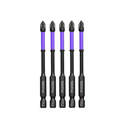 5–60PCS PH2 Magnetic Impact Driver Bit Set – Alloy Steel Cross Screwdriver Bits for Drill & Screw Driving Non-Slip Tool Kit