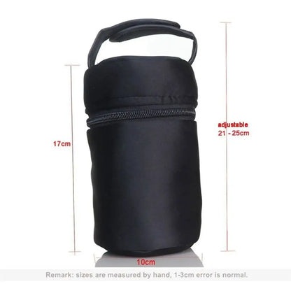 Milk Warmer Bottle Insulation Bag - Lightweight Anti-Splash Thermal Mommy Bag for Baby Bottles & Travel Use