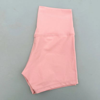 Women’s High Waist Fitness Shorts – Sexy Solid Color Yoga & Cycling Athletic Shorts Squat Proof Workout Training Activewear