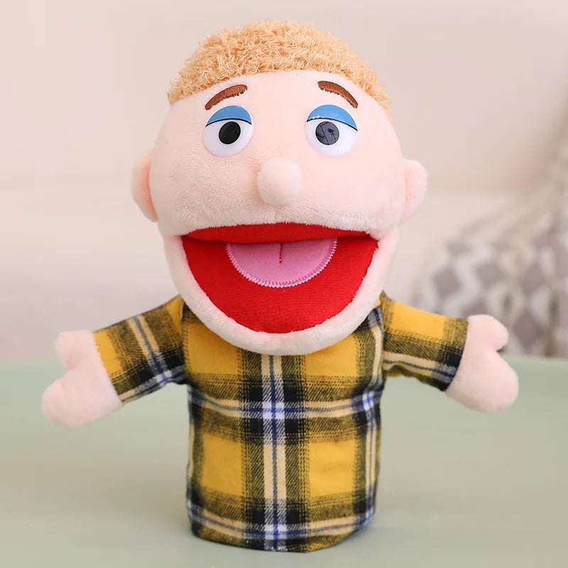 Kids Plush Finger Puppet Toys - 28-33cm Role Play Dolls for Bedtime Stories, Family Games & Creative Fun