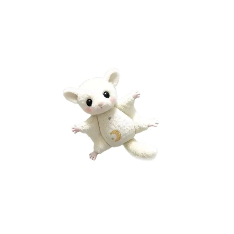 Flying Squirrel Plush Keychain - Cute Hanging Doll Backpack Pendant