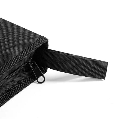40-Disc CD & DVD Storage Case - Oxford Cloth Organizer Bag with Disc Booklet Holder