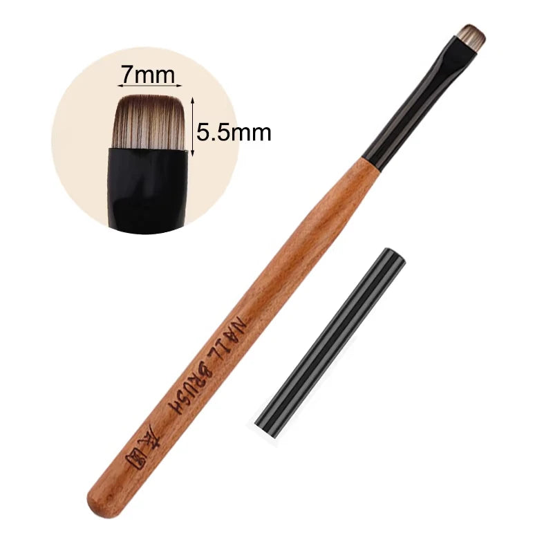 Nail Glue Phototherapy Pen & UV Gel Brush - Professional Acrylic Nail Art Brushes for Painting & Drawing, Manicure Tools