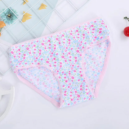 1/3/6/12 Pcs Girls Cotton Panties Set - Cute Print Kids Briefs Soft Breathable Children Underwear Shorts