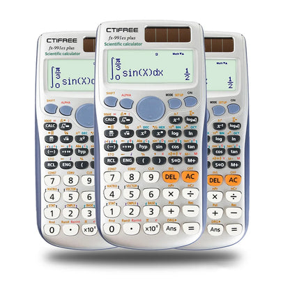 FX-991ES PLUS Scientific Calculator – 417 Functions Original Model for High School & University Students, Coin Battery Office Calculator