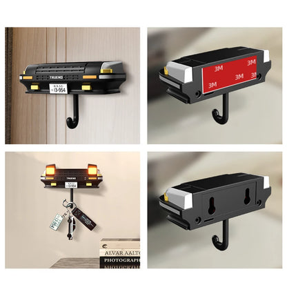 AE86 Car Headlight Key Holder - Creative Vehicle Keychain & Storage Rack for Car Decoration