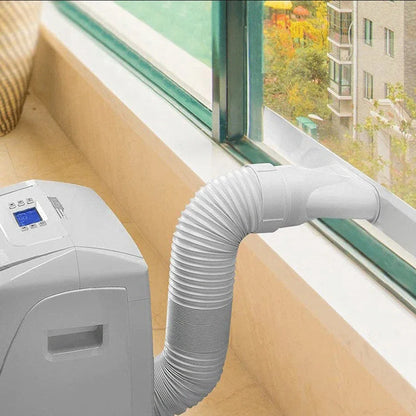 130/150mm Telescopic AC Exhaust Hose – Flexible Duct Extension Pipe for Mobile Air Conditioner Ventilation
