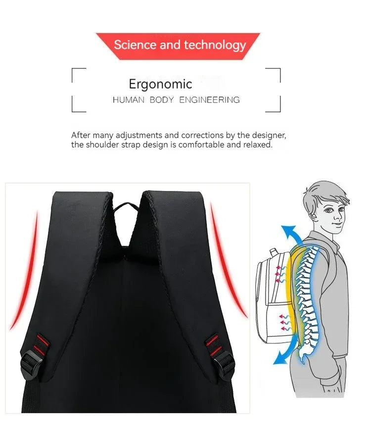 Classic Large Capacity Backpack - Stylish Student & Travel Outdoor Backpack