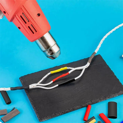 127/164/328/580Pcs Heat Shrink Tubing Kit – Shrinking Insulation Sleeving for Car Electrical Cable, Thermal Casing Wrap