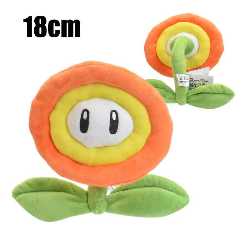 Hot Game Mario Plush Toy — Piranha Plant & Ice Fire Flower Soft Stuffed Doll for Kids Fans Gift