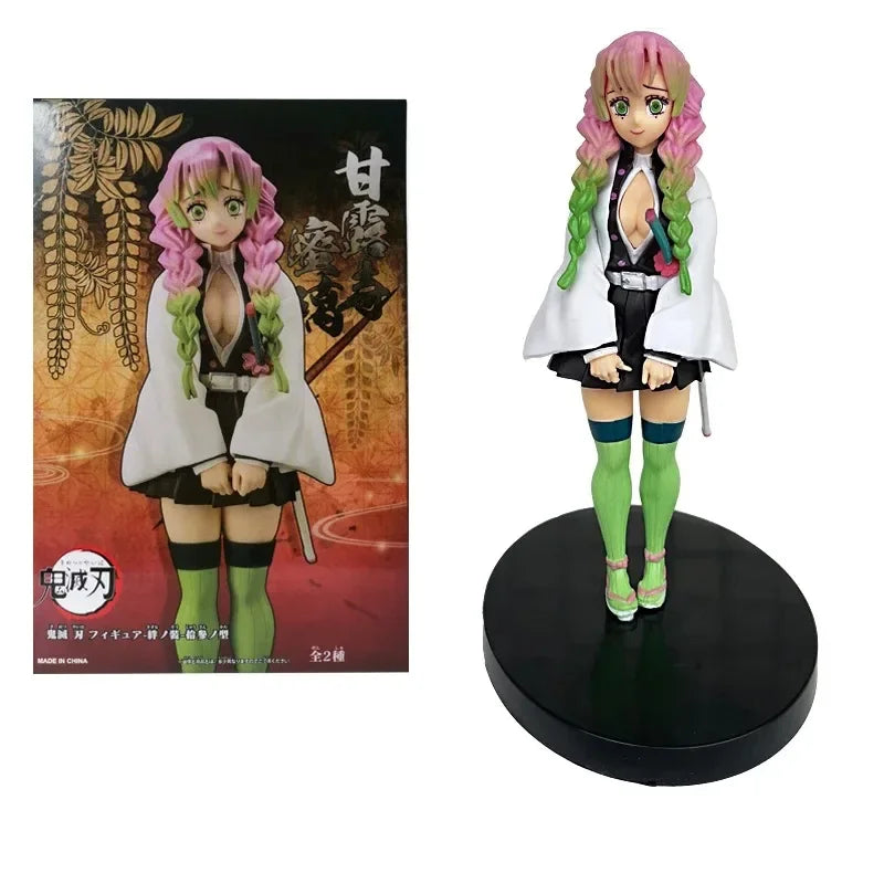 Demon Slayer Anime Figures – Kimetsu No Yaiba Tanjiro Nezuko Zenitsu Inosuke Action Doll Toys