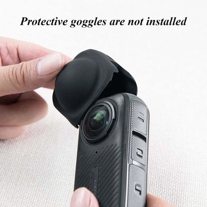 Silicone Base Stand for Insta360 X4 – Desktop Lens Cover & Protective Camera Lens Cap for Sports Camera Accessories