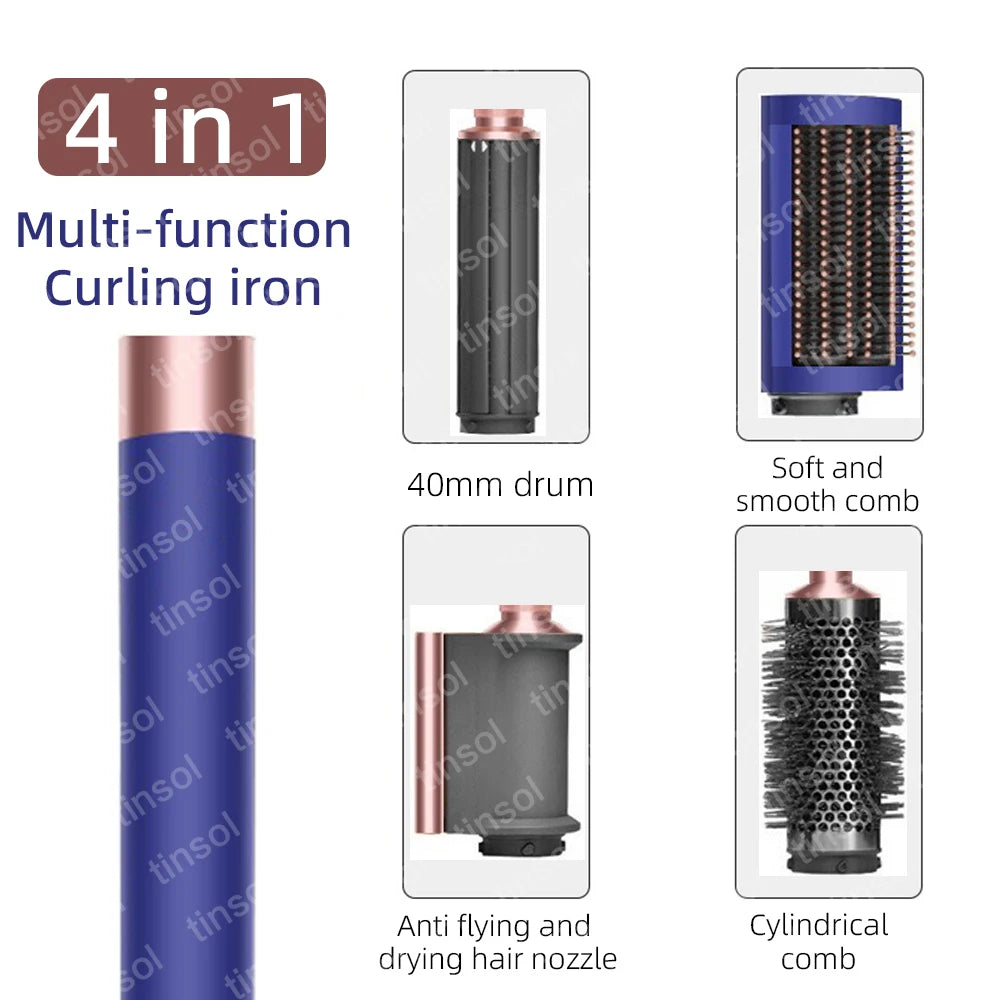 6-in-1 High-Speed Hair Styler - 110,000 RPM Ionic Hair Dryer & Automatic Curling Set