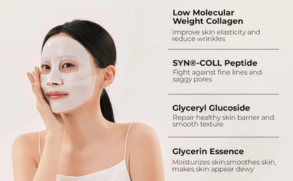 5-Pack Deep Collagen Anti-Wrinkle Face Mask – Overnight Lifting, Firming & Moisturizing