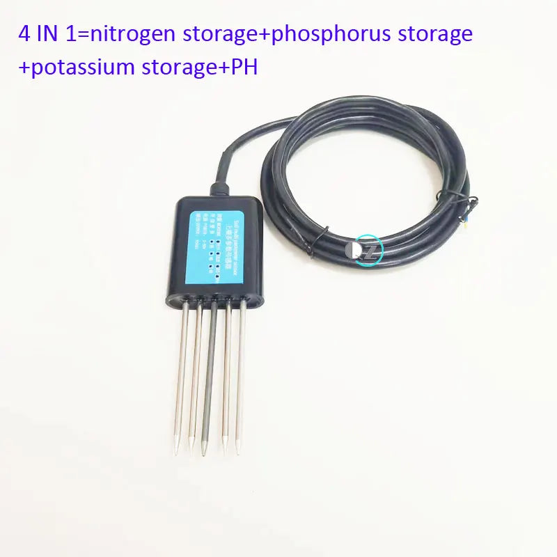 7-in-1 RS485 Modbus Soil Sensor – NPK, pH, EC, Temperature, Humidity & Moisture Tester for Agriculture