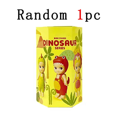 Dinosaur and Candy Mini Mystery Box – Cute Cartoon Collectible Figurines for Car Decor, Birthdays, and Gifts